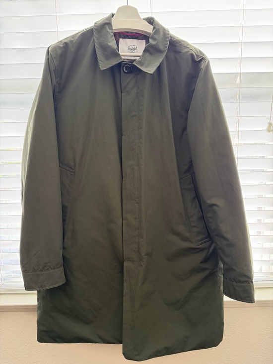 Herschel Supply Company Other - Herschel Supply Company Olive Trench Coat with Classic Collar